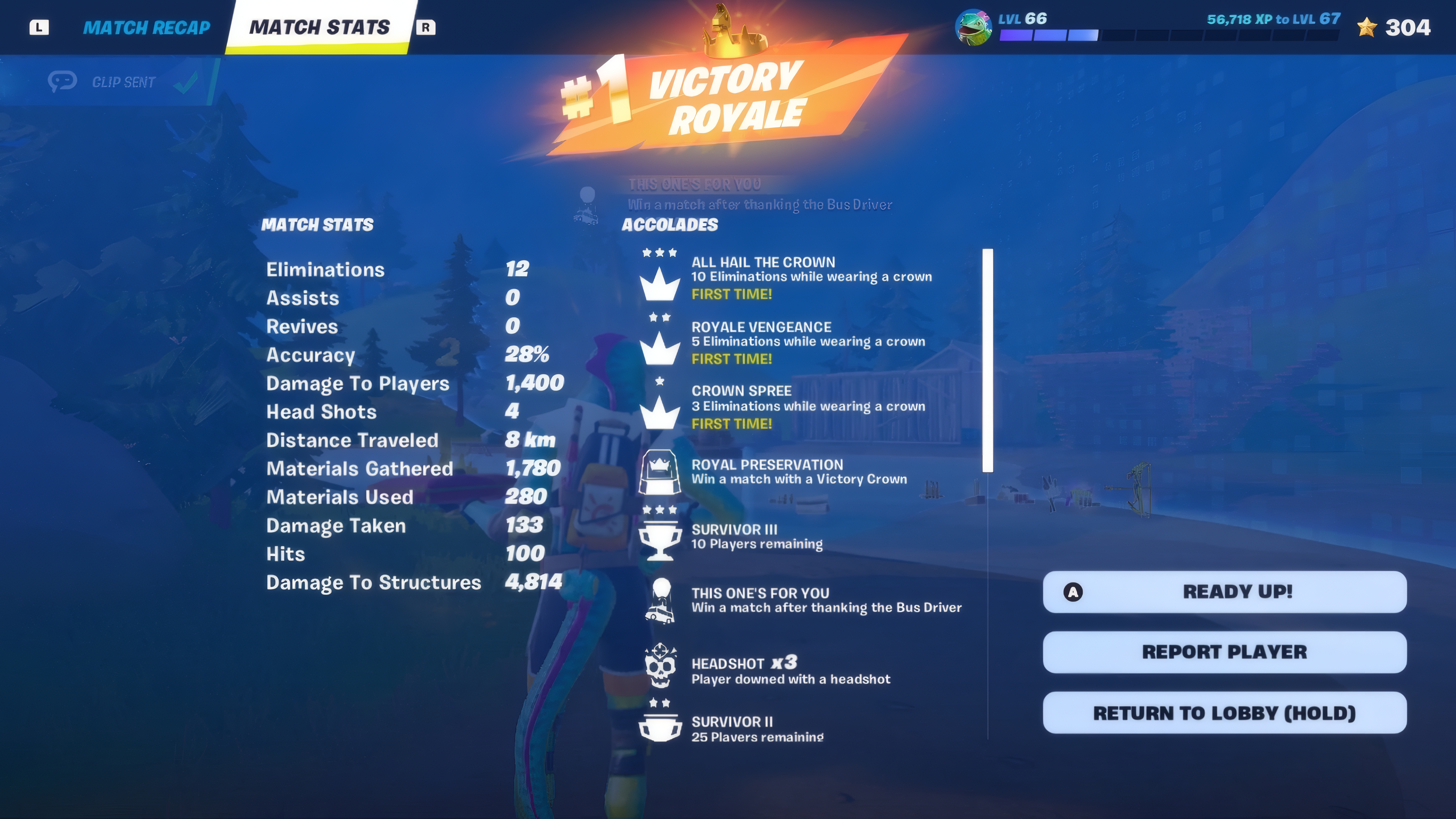 First win in Chapter 2 Remix